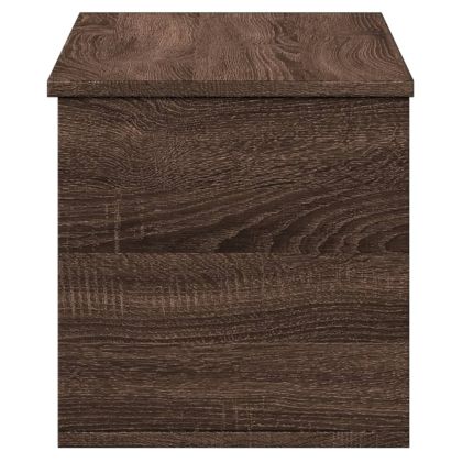 Кутия за съхранение, кафяв дъб, 90x35x35 см, инженерно дърво