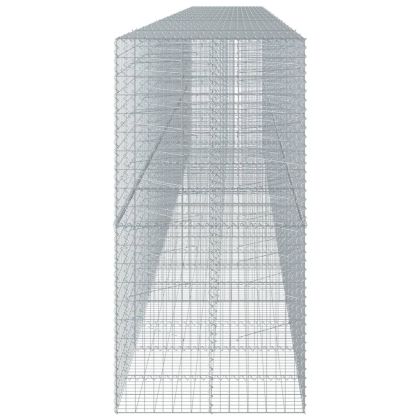 Габионна кошница с покритие, 950x100x200 см, поцинковано желязо
