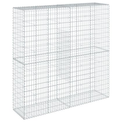 Габионна кошница с покритие, 200x50x200 см, поцинковано желязо