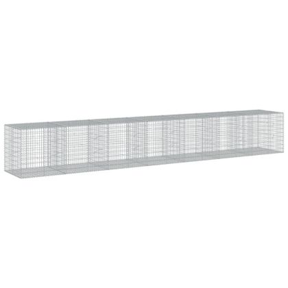 Габионна кошница с покритие, 700x100x100 см, поцинковано желязо