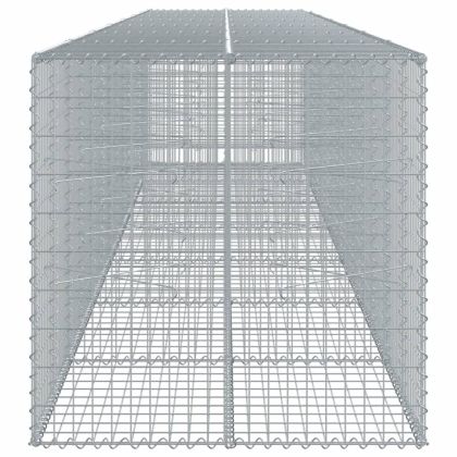 Габионна кошница с покритие, 700x100x100 см, поцинковано желязо