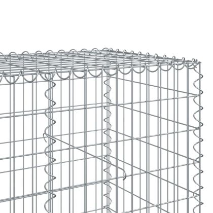Габионна кошница с покритие, 700x100x100 см, поцинковано желязо