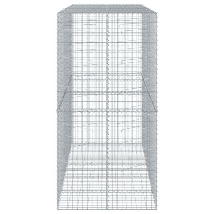 Габионна кошница с покритие, 250x100x200 см, поцинковано желязо