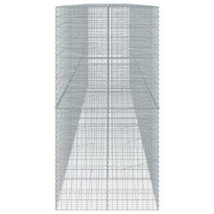 Габионна кошница с покритие, 850x100x200 см, поцинковано желязо