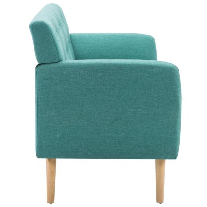 3-местен диван тапицерия от текстил 172x70x82 см зелен