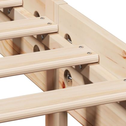 Рамка за легло без матрак, 100x200 см, бор масив