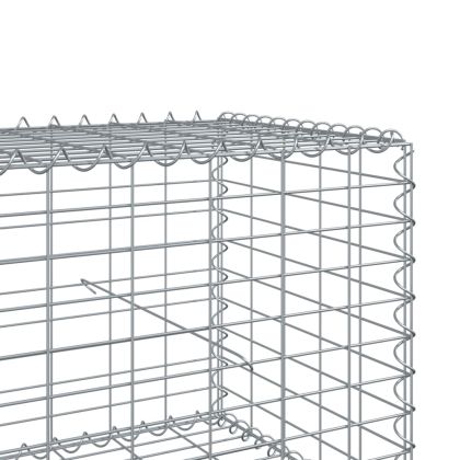 Габионна кошница с покритие, 900x50x50 см, поцинковано желязо