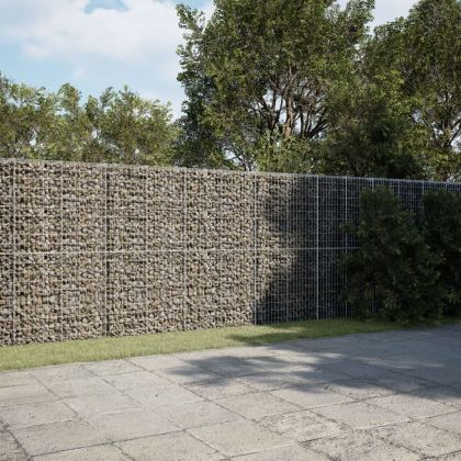 Габионна кошница с покритие, 500x100x200 см, поцинковано желязо
