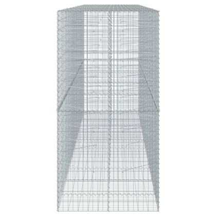 Габионна кошница с покритие, 500x100x200 см, поцинковано желязо