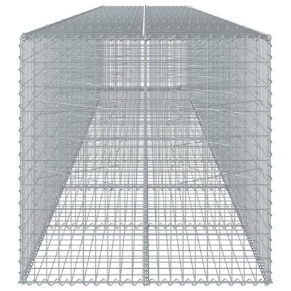 Габионна кошница с капак, 800x100x100 см, поцинковано желязо