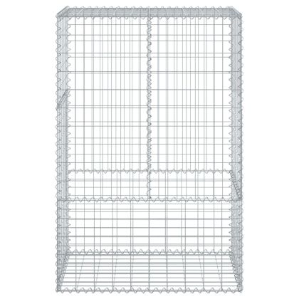 Габионна кошница с покритие, 100x50x150 см, поцинковано желязо