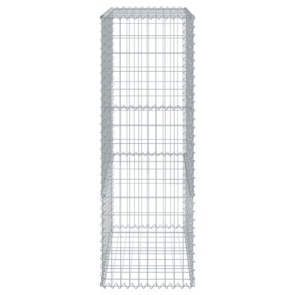 Габионна кошница с покритие, 100x50x150 см, поцинковано желязо