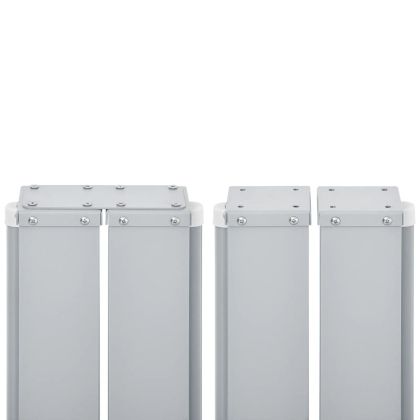 Прибираща се странична тента, синя, 120x1000 см