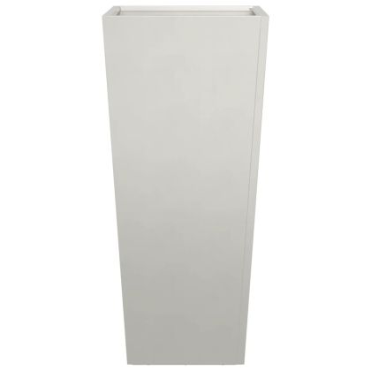 Градински кашпи, 2 бр, 35x35x75 см, неръждаема стомана