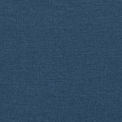 Боксспринг легло с матрак, синьо, 180x200 см, плат