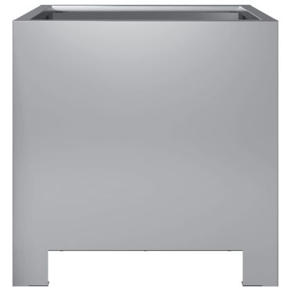 Градински кашпи, 2 бр, 30x30x30 см, поцинкована стомана