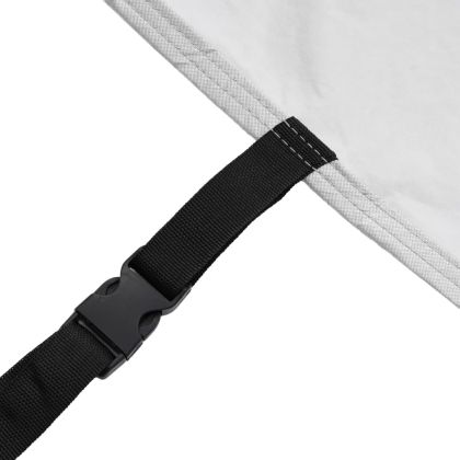 Покривало за кола, за SUV, с каишки, цяло, сребрист, XL