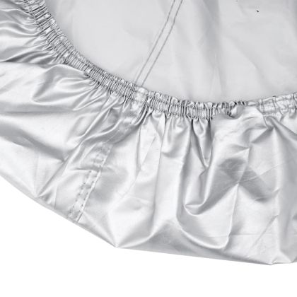 Покривало за кола седан против градушка цяло XXL сив и сребрист