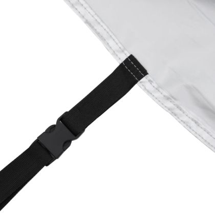 Покривало за кола седан против градушка цяло XXL сив и сребрист