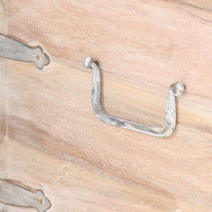 Ракла, 40x40x40 см, акациево дърво масив