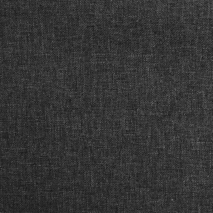 Въртящи се трапезни столове, 4 бр, черни, текстил