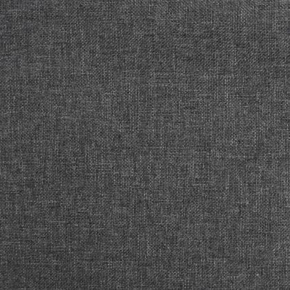 Въртящи се трапезни столове, 2 бр, тъмносиви, текстил