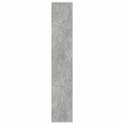 Разделител за стая бетонно сив 100x33x187,5 см инженерно дърво