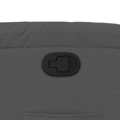 Реклайнер, тъмносив, текстил