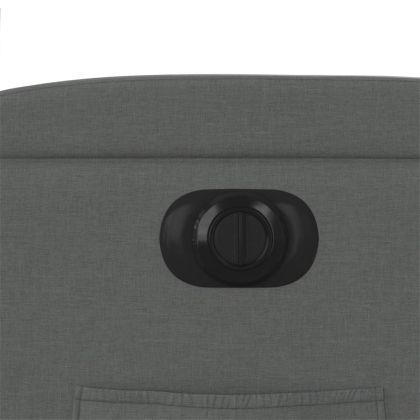 Електрически наклоняем стол, тъмносив, текстил