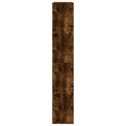 Библиотека, опушен дъб, 100x33x187,5 см, инженерно дърво