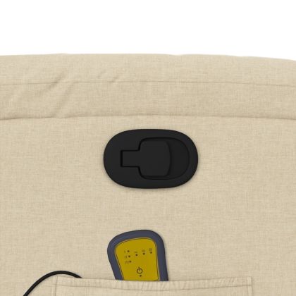 Масажен наклоняем стол, кремав, текстил