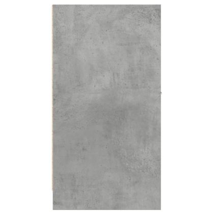 Шкаф органайзeр, бетонно сив, 40x41x77,5 см, инженерно дърво