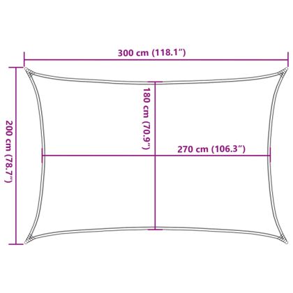 Платно-сенник, 160 г/м², черно, 2x3 м, HDPE