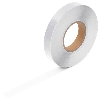 Светлоотразителна лента бяла 2,5 см x 50 м PVC