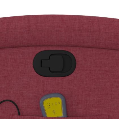 Масажен наклоняем стол, виненочервен, текстил