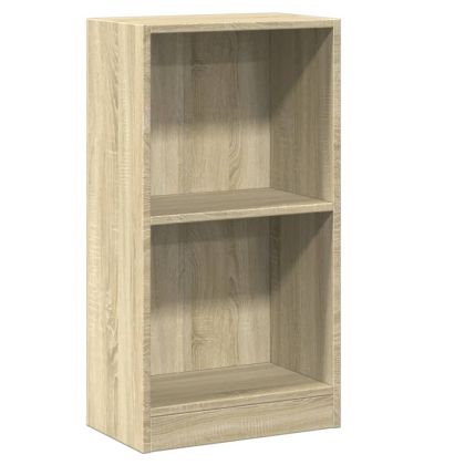 Етажерка за книги, дъб сонома, 40x24x75 см, инженерно дърво