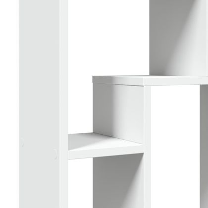Библиотека, бяла, 63x20x90 см, инженерно дърво