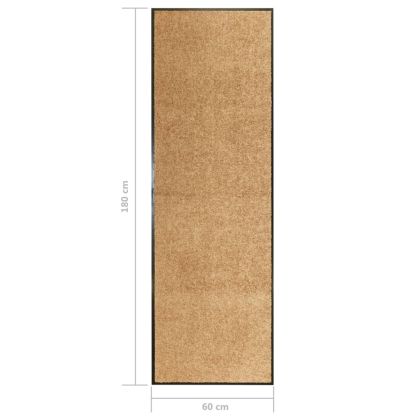 Перима изтривалка, кремава, 60x180 см