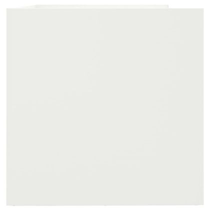 Кашпа, бяла, 62x40x39 см, стомана