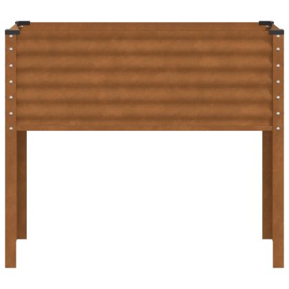 Градинска саксия 100x45x90 см, устойчива на атмосферни влияния стомана