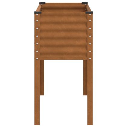 Градинска саксия 100x45x90 см, устойчива на атмосферни влияния стомана