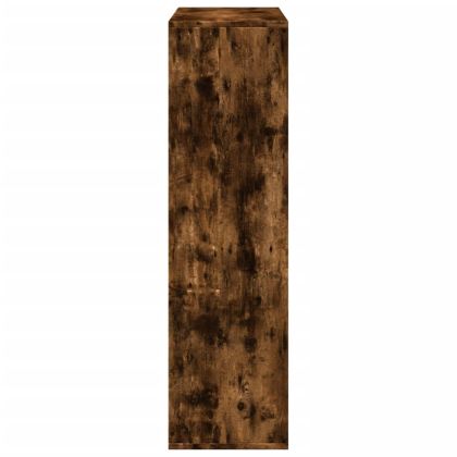 Разделител за стая / библиотека, опушен дъб, 69,5x29x103,5 см