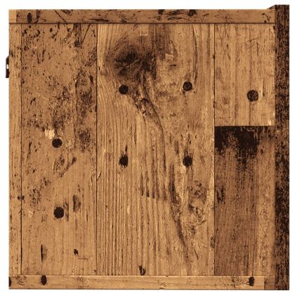 ТВ шкафове за стенен монтаж, 2 бр, старо дърво, 100x30x30 см