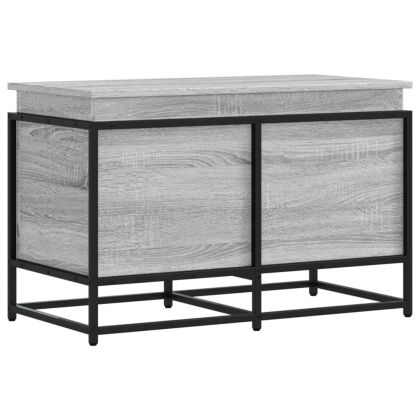 Кутия за съхранение, сив сонома, 80x40x51,5 см, инженерно дърво