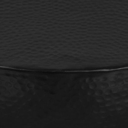 Маса за кафе, кован алуминий, 70x30 см, черна