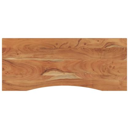 Плот за бюро, 110x50x2,5 см, правоъгълен, масивно дърво акация