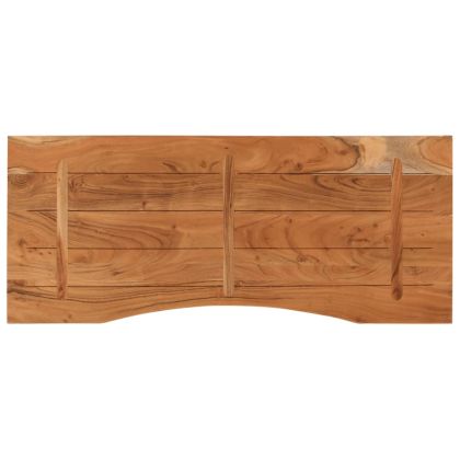 Плот за бюро, 110x50x2,5 см, правоъгълен, масивно дърво акация