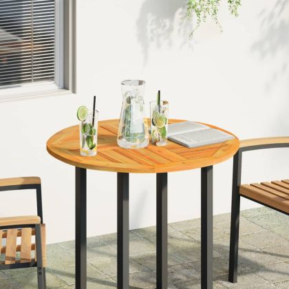 Плот за маса, Ø80x2,2 см, кръгъл, акациево дърво масив