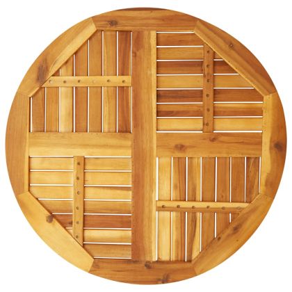 Плот за маса, Ø80x2,2 см, кръгъл, акациево дърво масив