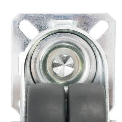 24 бр двуколесни въртящи се колела, 50 мм